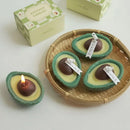 aromatherapy scented candle imitation avocado in soy wax
