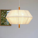 Nordic retro hemp rope and rattan LED pendant light