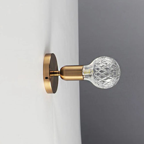 Modern decorative glass LED wall light for indoor use - vue 6 sur 10