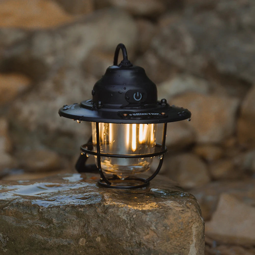 Waterproof LED camping lamp for fishing and hiking - vue 9 sur 9