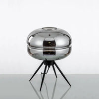 Modern nordic glass LED table lamp for night-time decoration
