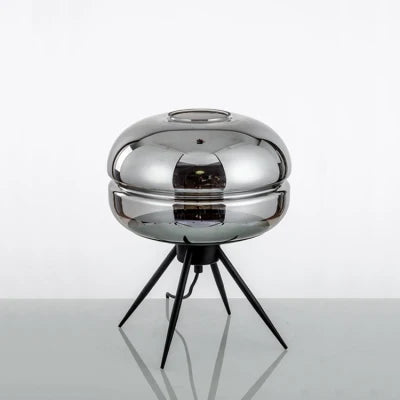 Modern nordic glass LED table lamp for night-time decoration