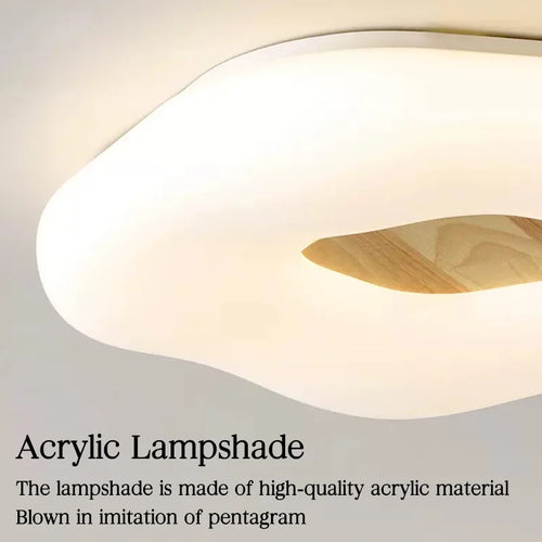 Ultra-slim LED ceiling light ideal for indoor lighting and decoration - vue 5 sur 10