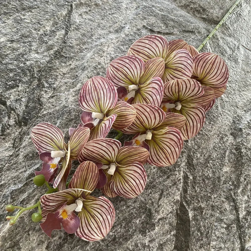 Artificial phalaenopsis decorative orchid for weddings and gardens - vue 7 sur 23