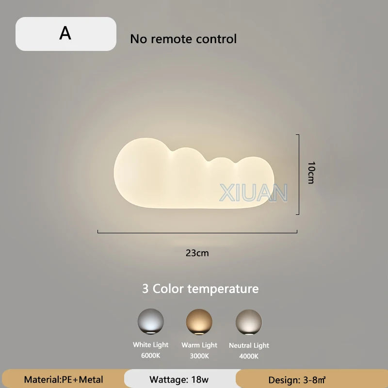 Nordic children's LED wall light with animal, moon and sun designs - vue 10 sur 13