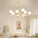 Modern round LED pendant light for indoor use