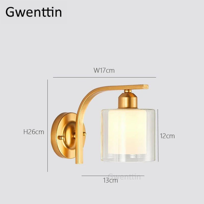 Modern bubble stained glass wall light for interior decoration - vue 15 sur 15
