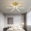 Modern copper LED ceiling light