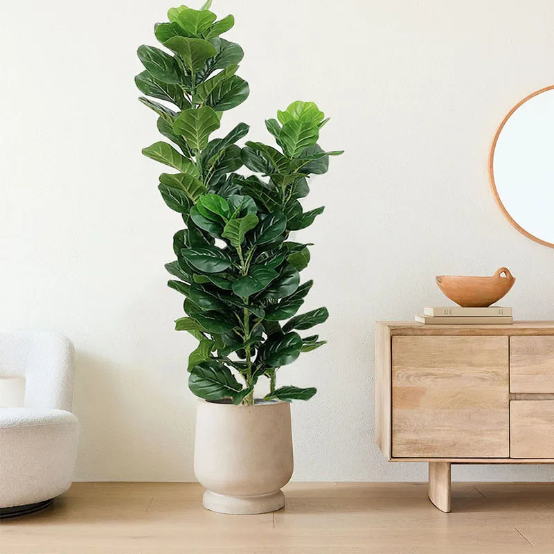 Artificial ficus lyrata plant for indoor and outdoor decoration