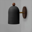 Nordic walnut wall light wabi sabi zen Japanese ambiance