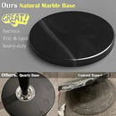 Metal Coat Rack Stand with Natural Marble Base, Free Standing Hall Tree with 12 Hooks for Hanging Scarf, Bag, Jacket