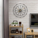 geometric industrial style wall clock for modern decoration