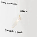 Modern nordic glass chandelier for interior decoration