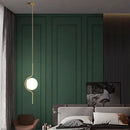 Modern glass LED pendant light decorative ceiling lamp