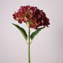 Realistic artificial hydrangeas decorative flowers for restaurants