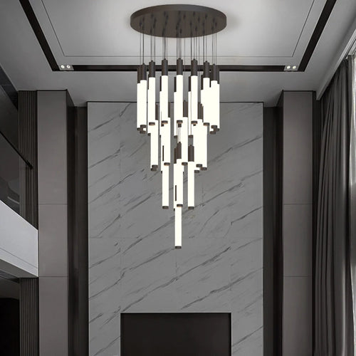 Modern ceiling light with LED lighting for elegant interiors - vue 2 sur 16