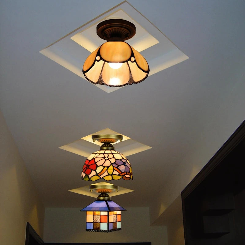 Modern nordic LED ceiling light for balcony and hallway