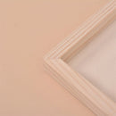 Creative wooden clay frame for children and decoration
