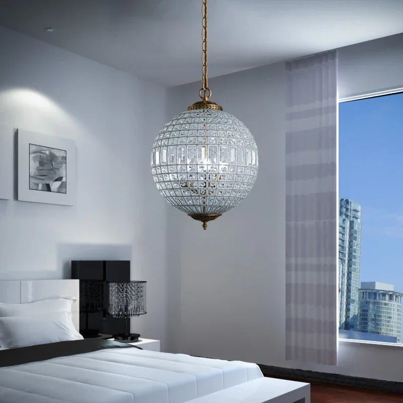 Vintage crystal chandelier modern luxury style interior decor