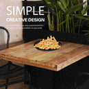 Reusable plastic fast food serving baskets