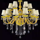 Elegant modern crystal chandelier for weddings