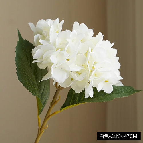 Realistic artificial hydrangea flower for decoration and bouquet - vue 8 sur 15