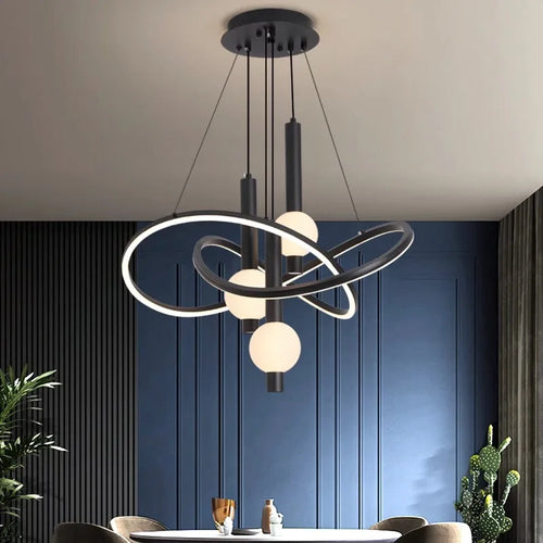 Nordic chandelier pendant lights for indoor lighting - vue 3 sur 8