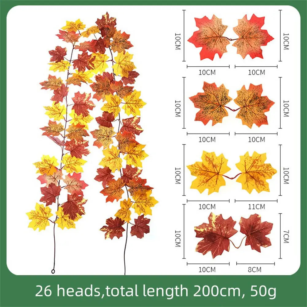 Autumn maple leaf decoration for thanksgiving - vue 8 sur 8
