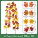 Autumn maple leaf decoration for thanksgiving