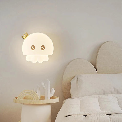 Cute octopus bedside lamp for children's room creative decor - vue 4 sur 9