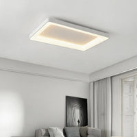 Simple rectangular LED ceiling light for modern interiors