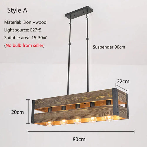 Vintage industrial chandeliers for loft - vue 9 sur 8