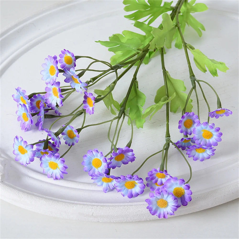 30 artificial flower heads for decoration and floral arrangements