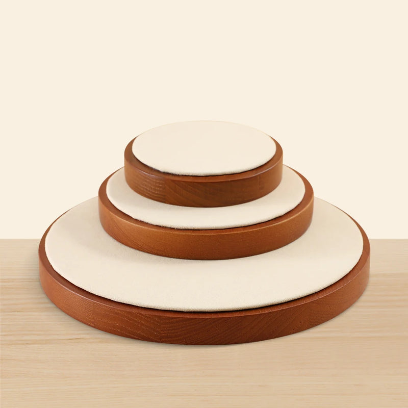 Wooden jewellery organiser for earrings and bracelets