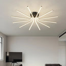 Modern minimalist LED chandelier for versatile indoor lighting
