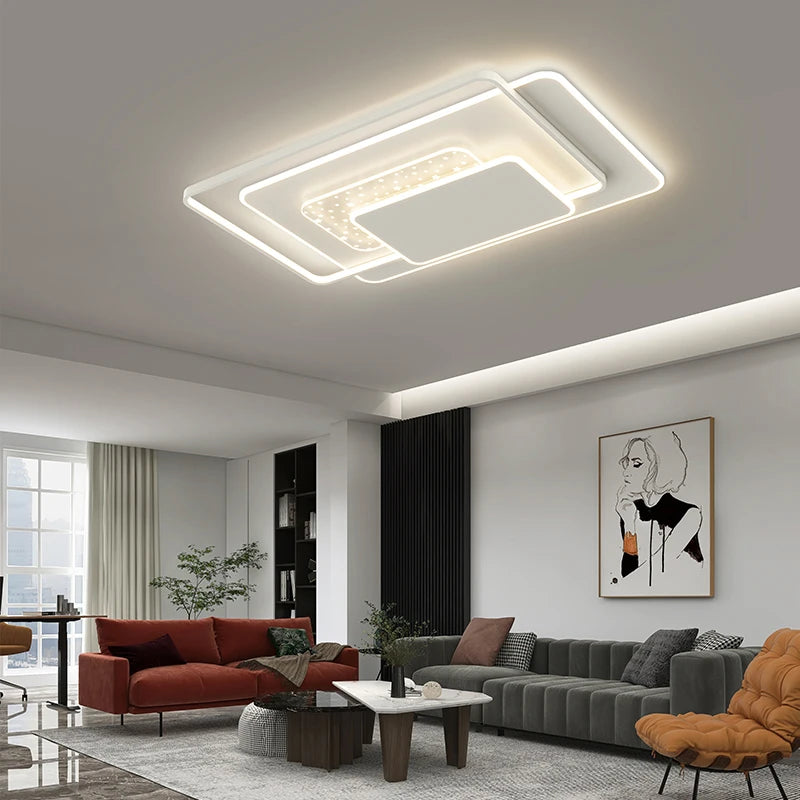Ultra-slim modern LED lounge lamp with eye protection