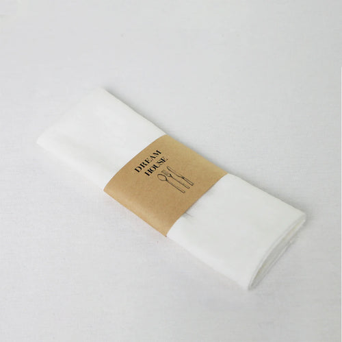 Reusable cotton-linen table napkin modern style