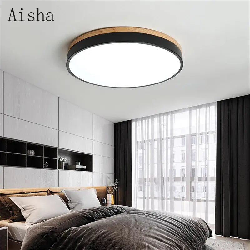 Modern round multicolour nordic LED surface mount ceiling light