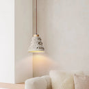 Rustic micro cement pendant light for restaurant and bar