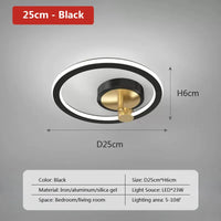 Modern LED ceiling light for elegant interior decoration