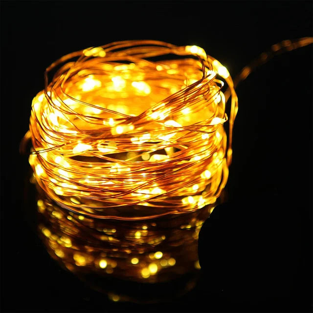 Waterproof USB battery LED string light for parties and decorations