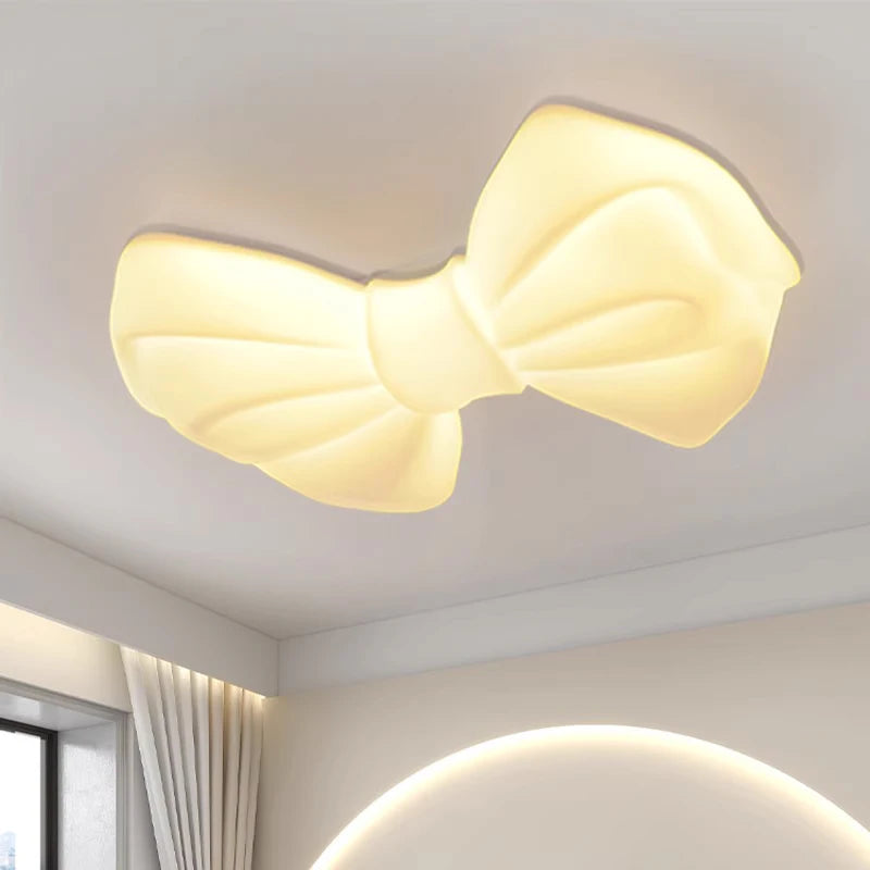 Modern bow knot LED ceiling light for interior decoration