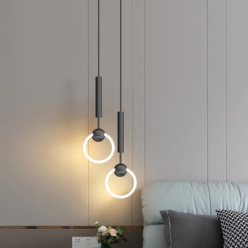 Modern minimalist luxury pendant light for designer interiors - vue 6 sur 22