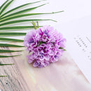 Mini artificial hydrangea flower bouquet for decoration and crafts