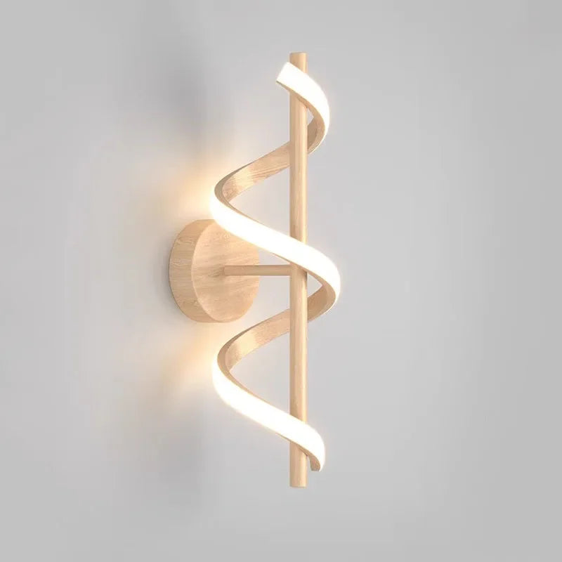 Decorative nordic style LED wall light