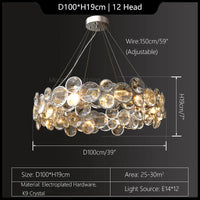 Modern k9 crystal chandelier for elegant interior decor