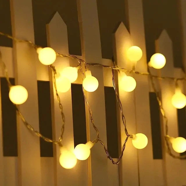LED fairy light garland for parties and versatile decorations