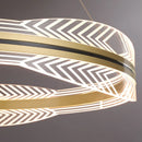 Modern gold nordic design hanging chandelier indoor lighting