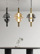 Nordic designer glass chandelier for modern spaces