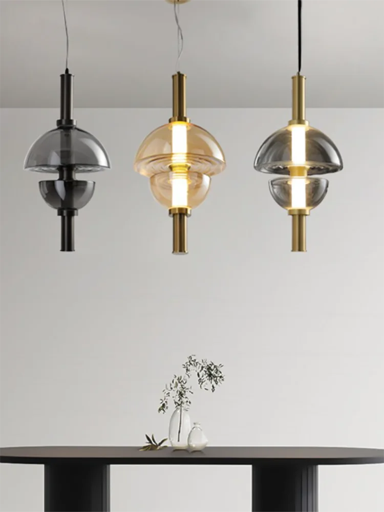 Nordic designer glass chandelier for modern spaces
